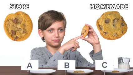 Kids Try Store-Bought vs Homemade Cookies