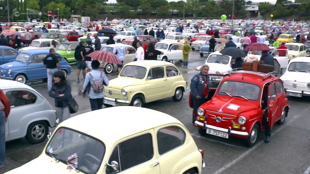 Seat 600: Guinness World Record Versuch im Seat Oldtimer