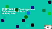 [MOST WISHED]  Piano Adventures Performance Book, Level 2B by Nancy Faber