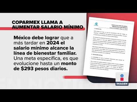 Coparmex propone que el salario mínimo se triplique | Noticias con Ciro Gómez Leyva