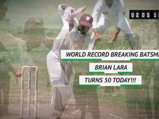 Brian Lara turns 50