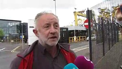 Workers react to Bombardier's decision to sell Belfast site