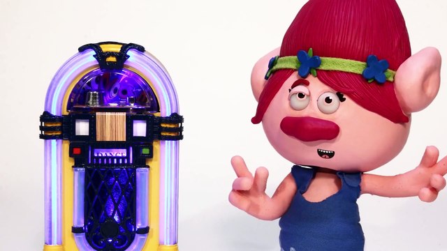 TROLLS Stop Motion Kids | Princess Poppy Stop Dancing | Trolls fll mvie Stop Motion Crafty Kids