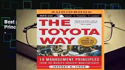 Best product  The Toyota Way: 14 Management Principles from the World's Greatest Manufacturer -