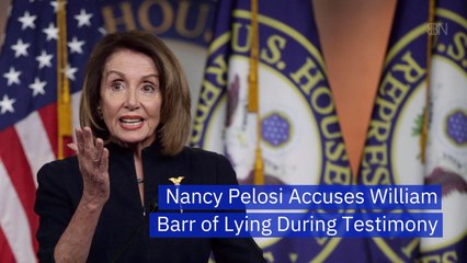 Nancy Pelosi Lays Into AG William Barr Over "Lying" Testimony