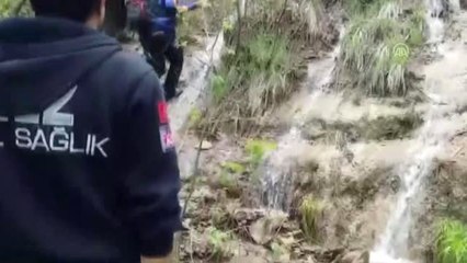 Tunceli'de Kayalıklardan Düşen Kişi Afad Ekiplerince Kurtarıldı