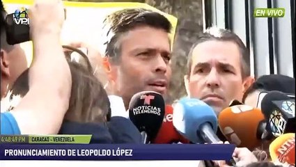 Primeras declaraciones de Leopoldo López después de su cautiverio