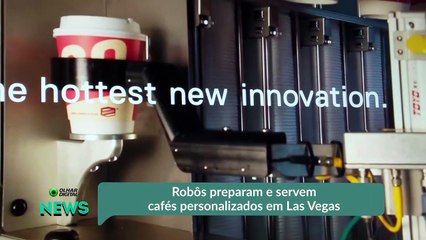 Robôs preparam e servem cafés personalizados em Las Vegas