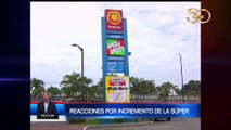 Usuarios reaccionan al precio de gasolina Super