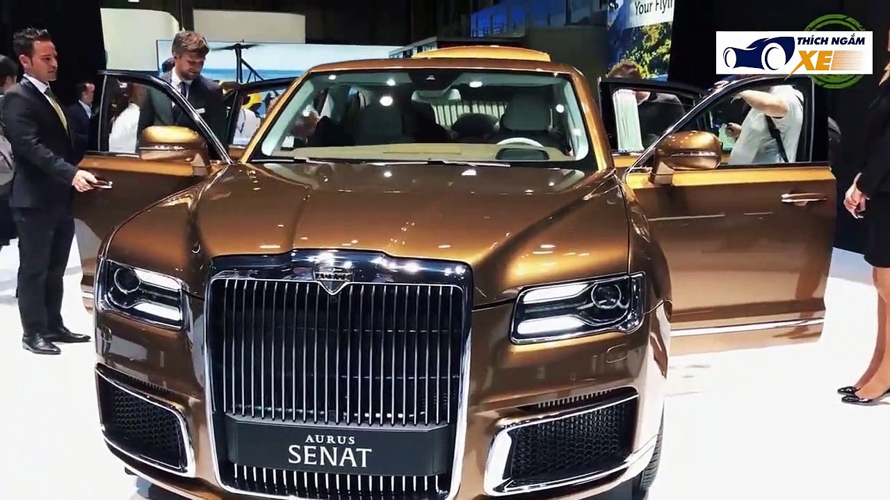 Xe siêu sang Aurus Senat của Nga vượt mặt cả Rolls-Royce Phantom