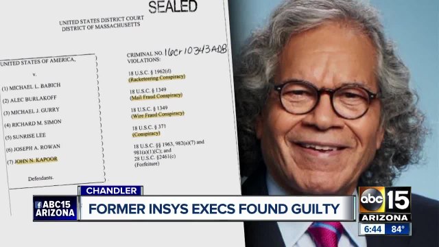 Five executives of Chandler-based company found guilty in fentanyl bribery trial