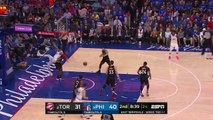 Ben Simmons Elbows Kyle Lowry in the Groin - Game 3 -  May 2, 2019