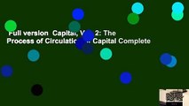 Full version  Capital, Vol. 2: The Process of Circulation of Capital Complete