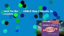 About For Books  USMLE Step 2 Secrets, 5e Complete
