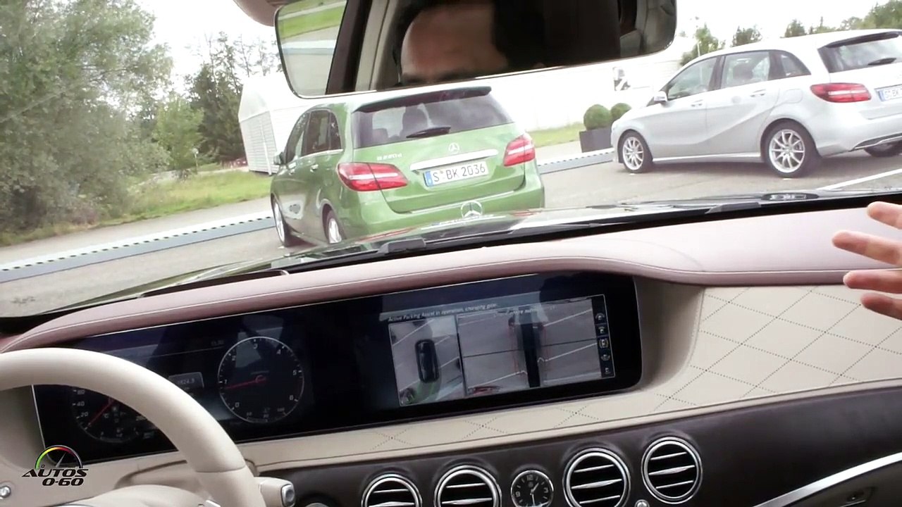 2018 Mercedes-Benz S Class with Active Parking Assist. It really parks itself!