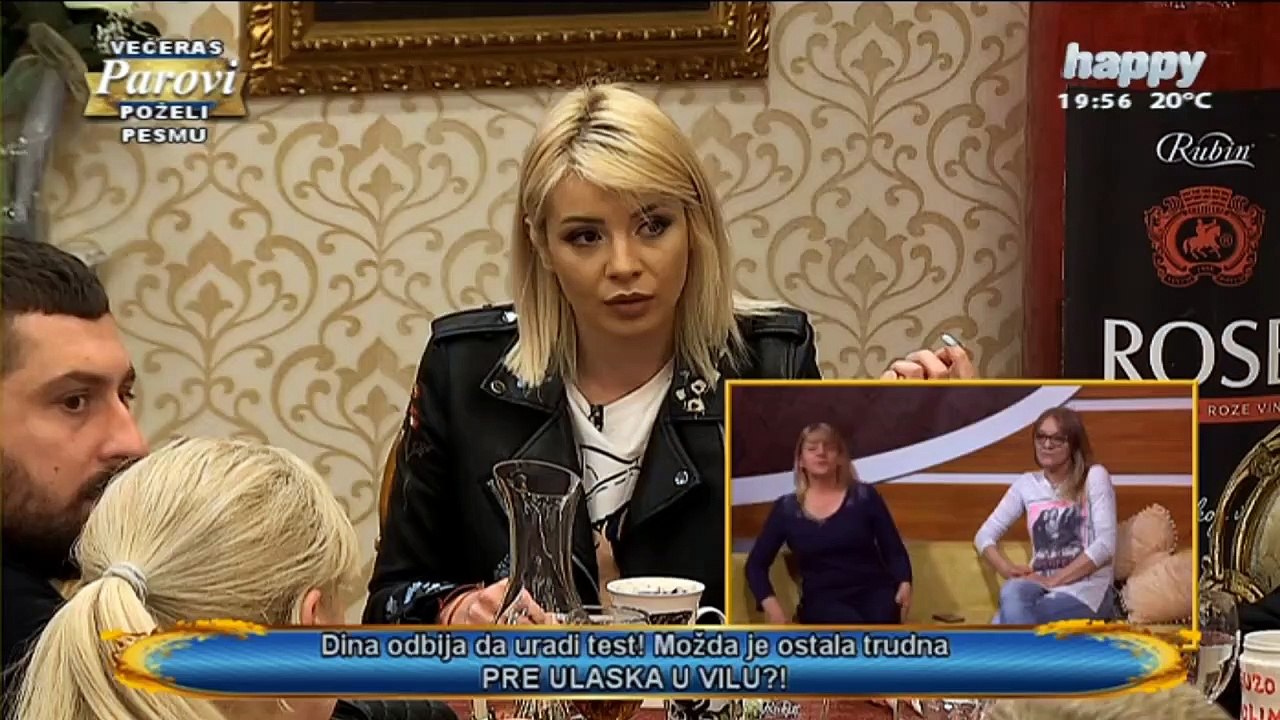 Dina odbija da uradi test za trudnoću! Možda je ostala trudna PRE ULASKA U VILU ali se sada pravi LUDA!