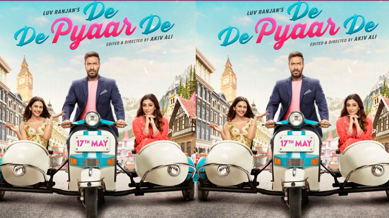 Ajay Devgn's De De Pyaar De new poster out where he stucks between old and young love | FilmiBeat