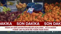 Nisan ayı enflasyon rakamları açıklandı