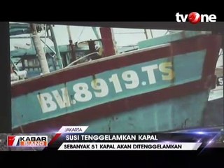 Besok, Menteri Susi Akan Tenggelamkan 51 Kapal