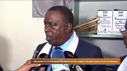 VIDEO - Cheikh Tidiane GADIO sur la suppression du poste de Pm: "Le Président a le droit de...."