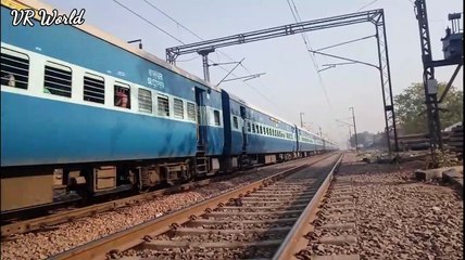 6 in 1 train !! Close encounter with superfast train