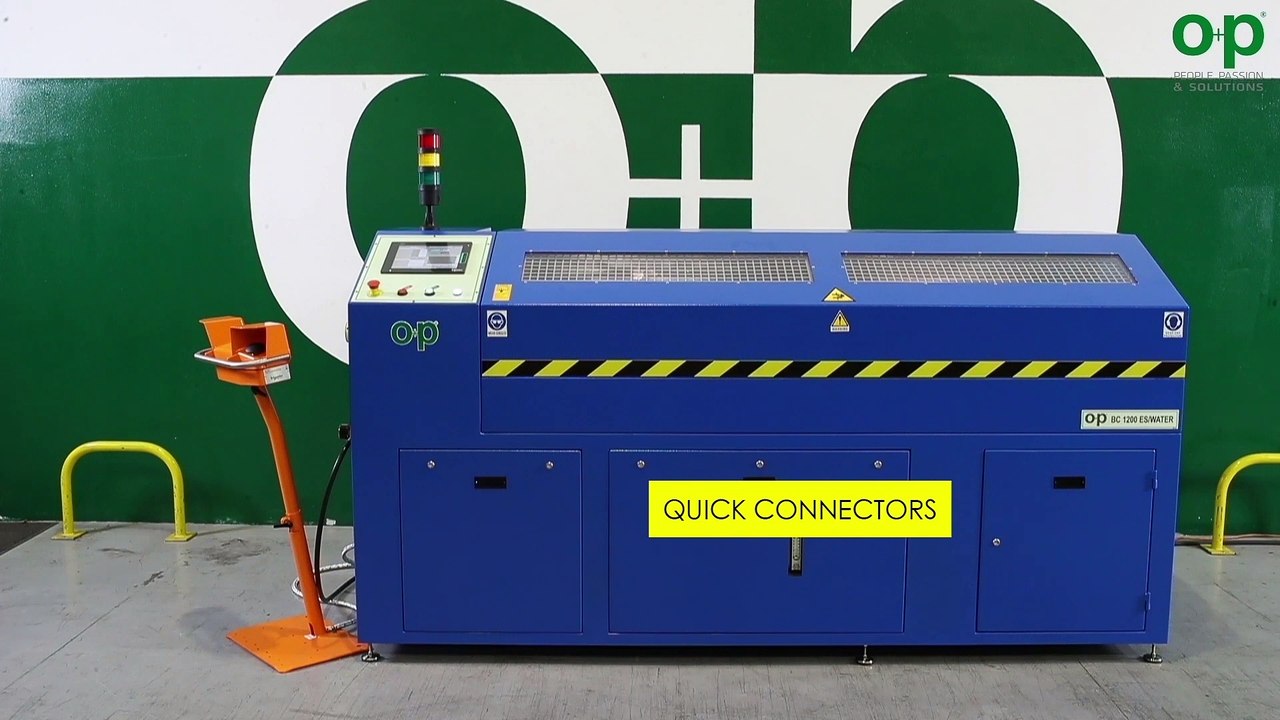 POLO Connectors Prüfkupplungen in Aktion in einem o+p Prüfstand