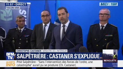 Christophe Castaner sur la Pitié-Salpêtrière: "Je n'aurais pas dû employer le mot attaque" (BFMTV)