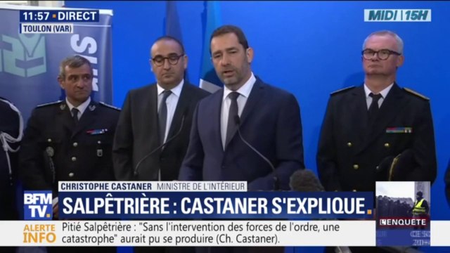 Christophe Castaner sur la Pitié-Salpêtrière: Je n'aurais pas dû employer le mot attaque