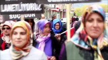 Kadınlardan çocuk istismarı ve kadına şiddete protesto - ERZURUM