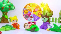 SUPERHERO BABY PLAYS NEW RAINBOW COLORS SLIDE  Animation Cartoons Play Doh