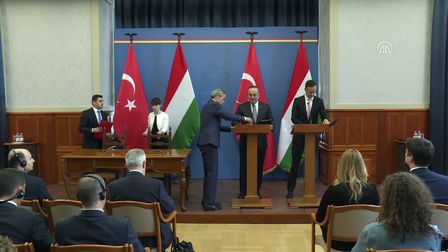 Dışişleri Bakanı Çavuşoğlu: '(Macaristan) Mükemmel siyasi ilişkilerimiz var' - BUDAPEŞTE