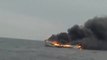 Un marinero muerto en el incendio de un pesquero en aguas de Girona