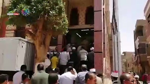 أهالى قرية الروضة بالمنيا يستقبلون وزير الأوقاف بالزغاريد