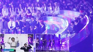 BTS & BLACKPINK REACTION TO DANCE WAR『DNA + DDU-DU-DDU-DU DANCE COVER』181201 MMA【防弾少年団 | ブルピン | Samuel, ASTRO's Rocky, The Boyz's Q, SF9's Taeyang, BIGFLO's Euijin, ONF's U, and VICTON's Chan】