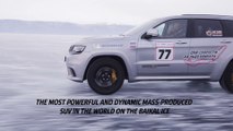 Automobile : Jeep Grand Cherokee bat un record de vitesse sur glace au Lac Baikal