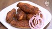 चिकन सीख कबाब - Chicken Seekh Kabab Recipe - Homemade Chicken Kebab - Quick Party Snack - Archana