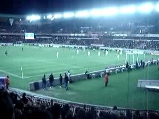 psg lens 3-0 ovation entrée pauleta!