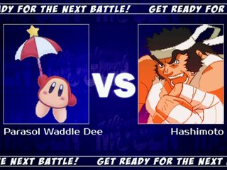 Parasol Waddle Dee vs. Hashimoto