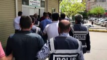 Gaziantep'te polisin silahla yaralanması - Zanlılar adliyeye sevk edildi