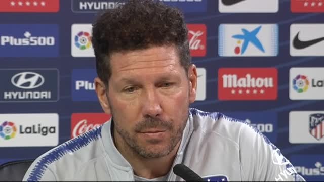 Simeone: El objetivo es la regularidad de los tres primeros puestos