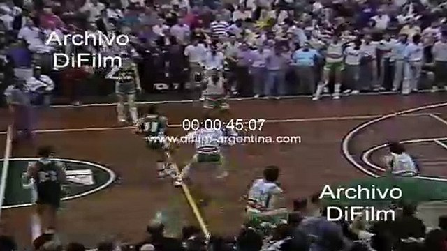 Ferro Carril Oeste gana la Liga Nacional de Basquet 1989