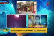 La Molina: incendio en vivienda deja tres muertos