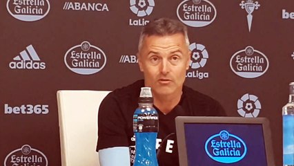 Fran Escribá, en la Previa del Celta-Barcelona