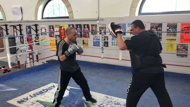 Le boxeur Thomas Barbier prépare la coupe de la Ligue