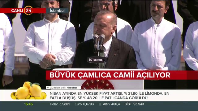 Çamlıca Camii açılıyor
