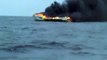 Un marinero muerto en el incendio de un pesquero a 11 millas de la costa de Girona