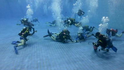 Underwater hockey championship takes place in Russia