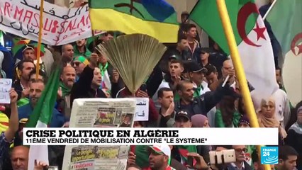 11ème vendredi de mobilisation contre le "système" en Algérie