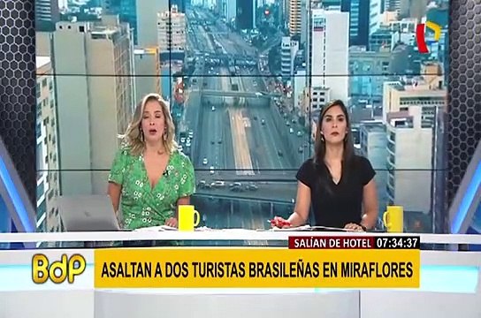 Miraflores: turistas brasileras asaltadas en la puerta de su hotel