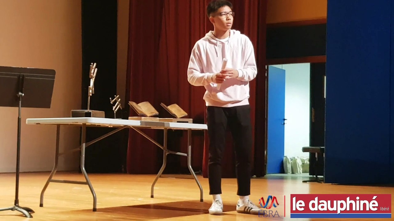 VALENCE Enzo Cacci, vainqueur du  premier concours d’éloquence inter-établissements